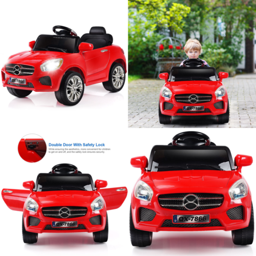 Electric Ride-On Sports Car Toy for Kids - Battery-Powered Coche De Juguete Para Montar
