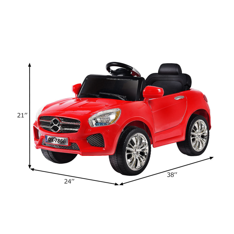 Electric Ride-On Sports Car Toy for Kids - Battery-Powered Coche De Juguete Para Montar