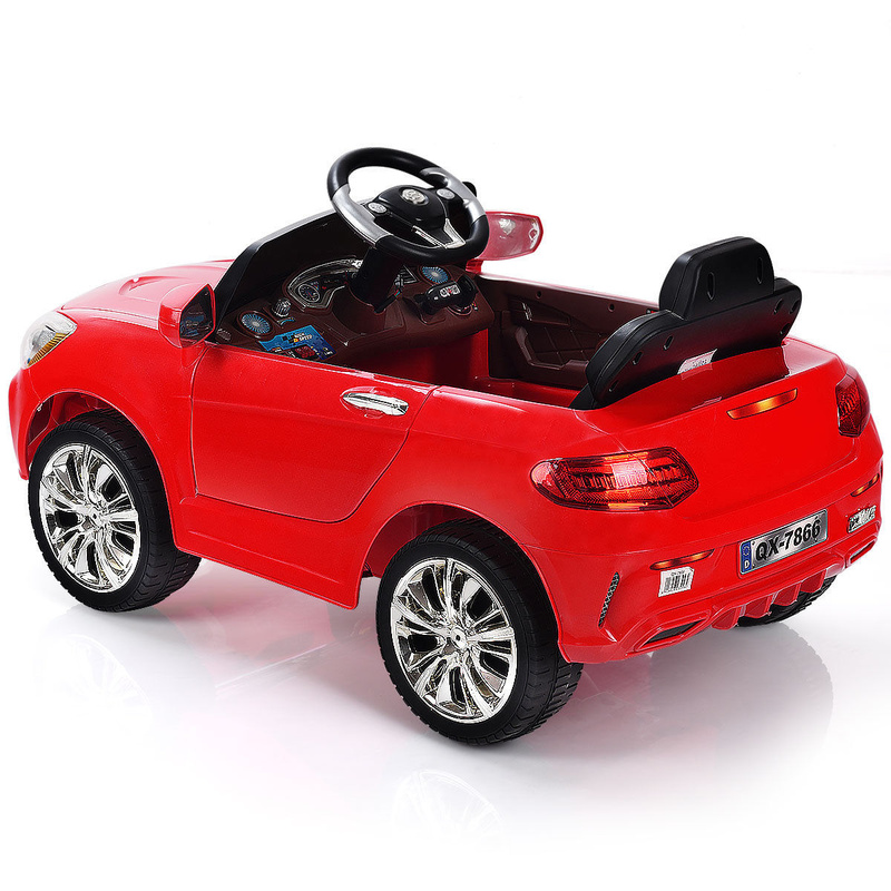 Electric Ride-On Sports Car Toy for Kids - Battery-Powered Coche De Juguete Para Montar