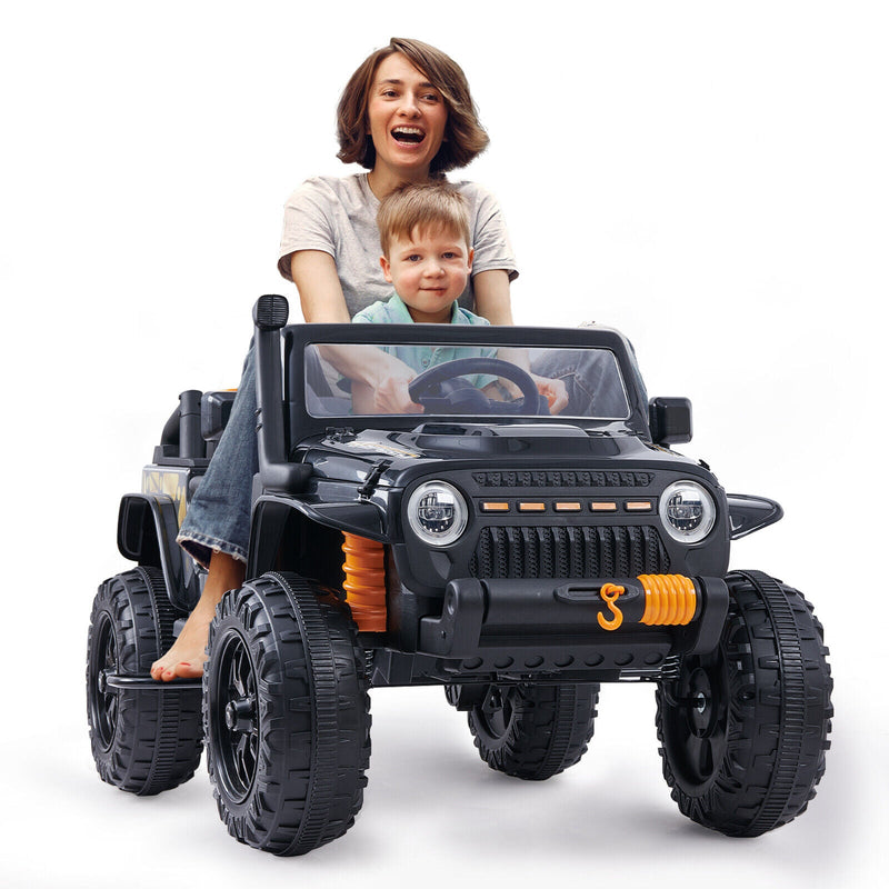 Electric Ride-On SUV Truck for Kids with Music, LED Lights, and Parent Seat - 12V
