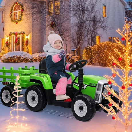 Electric Ride-On Toy Truck for Kids with Bluetooth MP3 and Remote Control - 12V