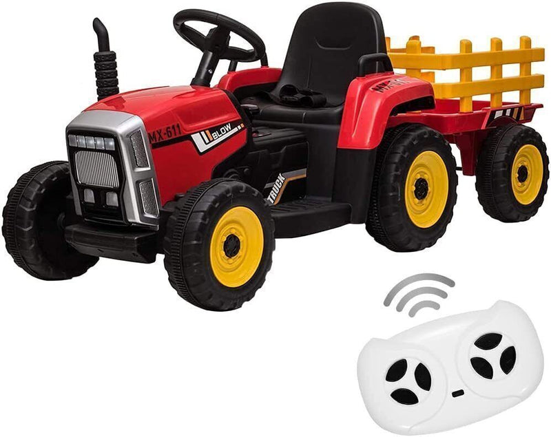Electric Ride-On Toy Truck for Kids with RC, Bluetooth, MP3 - Perfect Christmas Gift!