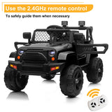 Electric Ride-On Toy Truck for Kids with Remote Control and 3 Speed Options