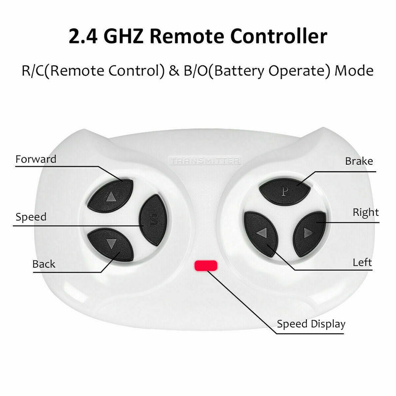 Electric Ride-on Truck for Kids with 2.4 GHZ Remote Control