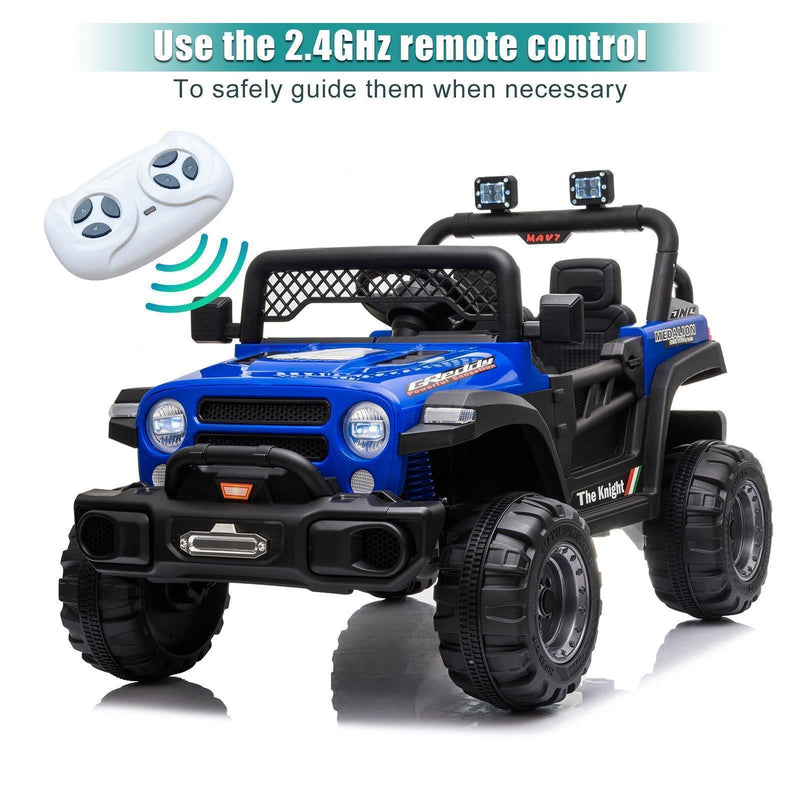 Electric Ride-On Truck for Kids with 3 Speeds and LED Lights - Perfect Gift for Young Drivers!
