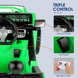 Electric Ride-On Truck for Kids with LED Lights, Parental Remote Control, and Bluetooth Music