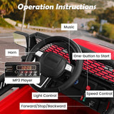 Electric Ride-On Truck for Kids with Remote Control and Headlights - 12V Toy Car