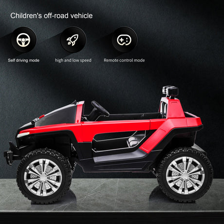 Electric Ride-On Truck for Kids with Remote Control, Bluetooth MP3, and Gift Option - 24V