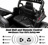 Electric Ride-On Truck for Kids with Remote Control, LED Lights, and Music
