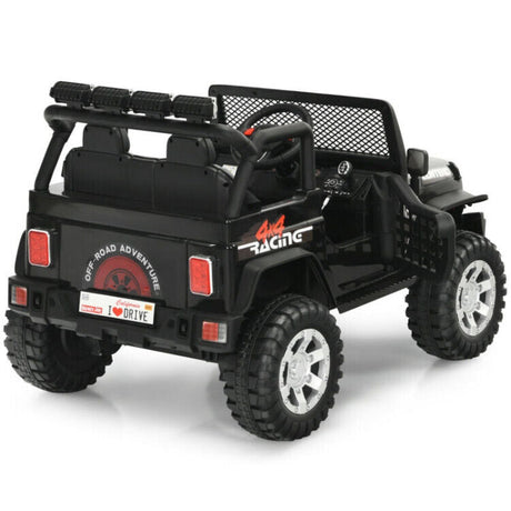 Electric Ride-On Truck for Kids with Remote Control, Lights, and Music - Perfect for Outdoor Fun!