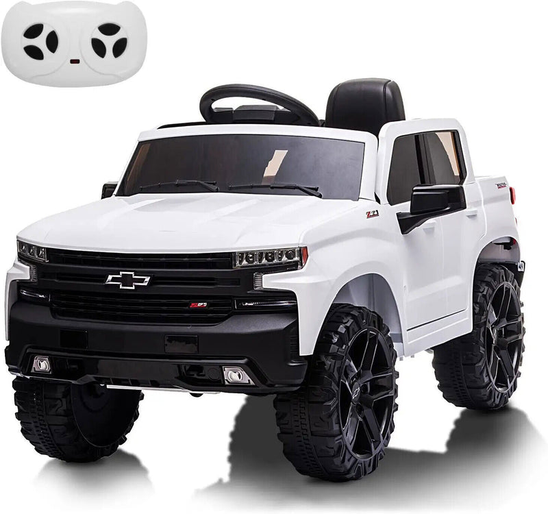 Electric Ride-On Truck for Kids with Remote Control, MP3 and Bluetooth - White