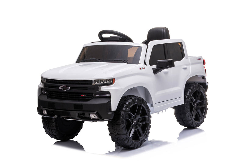 Electric Ride-On Truck for Kids with Remote Control, MP3 and Bluetooth - White