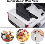 Electric Ride-On Truck for Kids with Remote Control, MP3 and Bluetooth - White