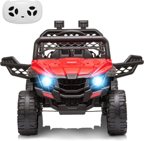 Electric Ride-On Truck for Kids with Seat Belt and Remote Control - 12V US Model