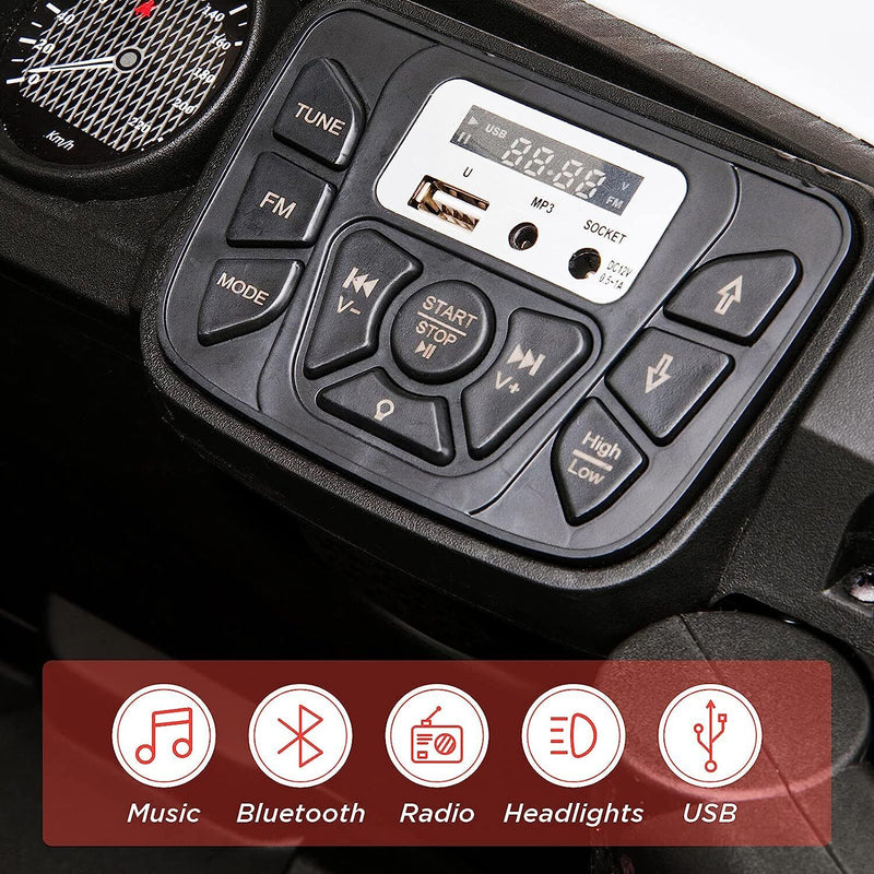 Electric Ride-On Truck for Kids with Seat Belt and Remote Control - 12V US Model