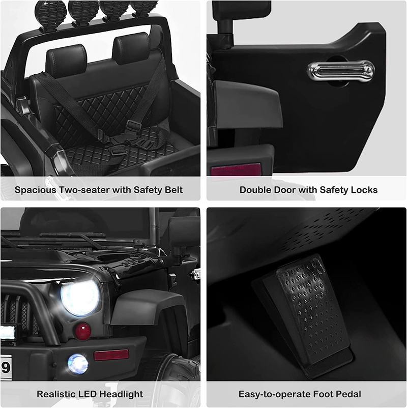 Electric Ride-On Truck for Kids with Spring Suspension and 12V Battery Power