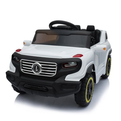 Electric Ride On Truck Toy Car for Kids with Remote Control and LED Lights - 3 Speed Options