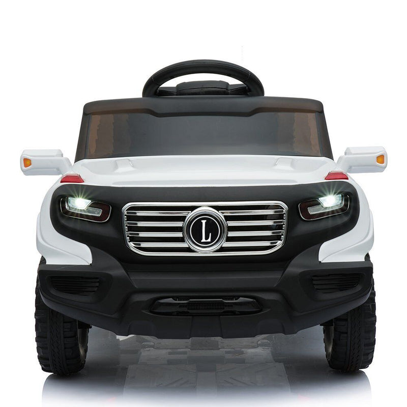 Electric Ride On Truck Toy Car for Kids with Remote Control and LED Lights - 3 Speed Options