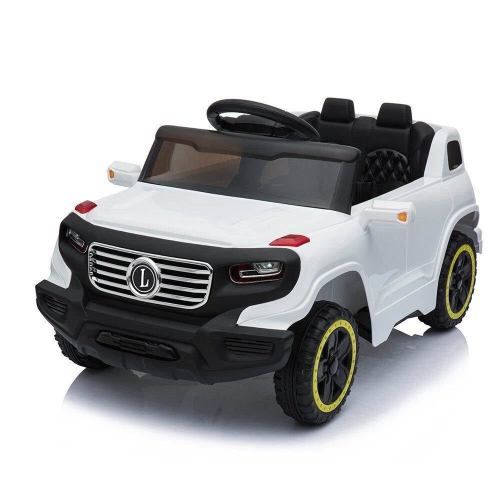 Electric Ride On Truck Toy Car for Kids with Remote Control and LED Lights - 3 Speed Options
