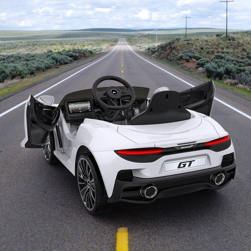 Electric Sport Car Toy for Kids with Seat Belt and LED Lights - Perfect Xmas Gift!