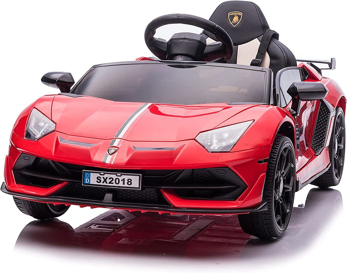Licensed Lamborghini Electric Ride-On Car for Kids - Perfect Xmas or Bday Gift!