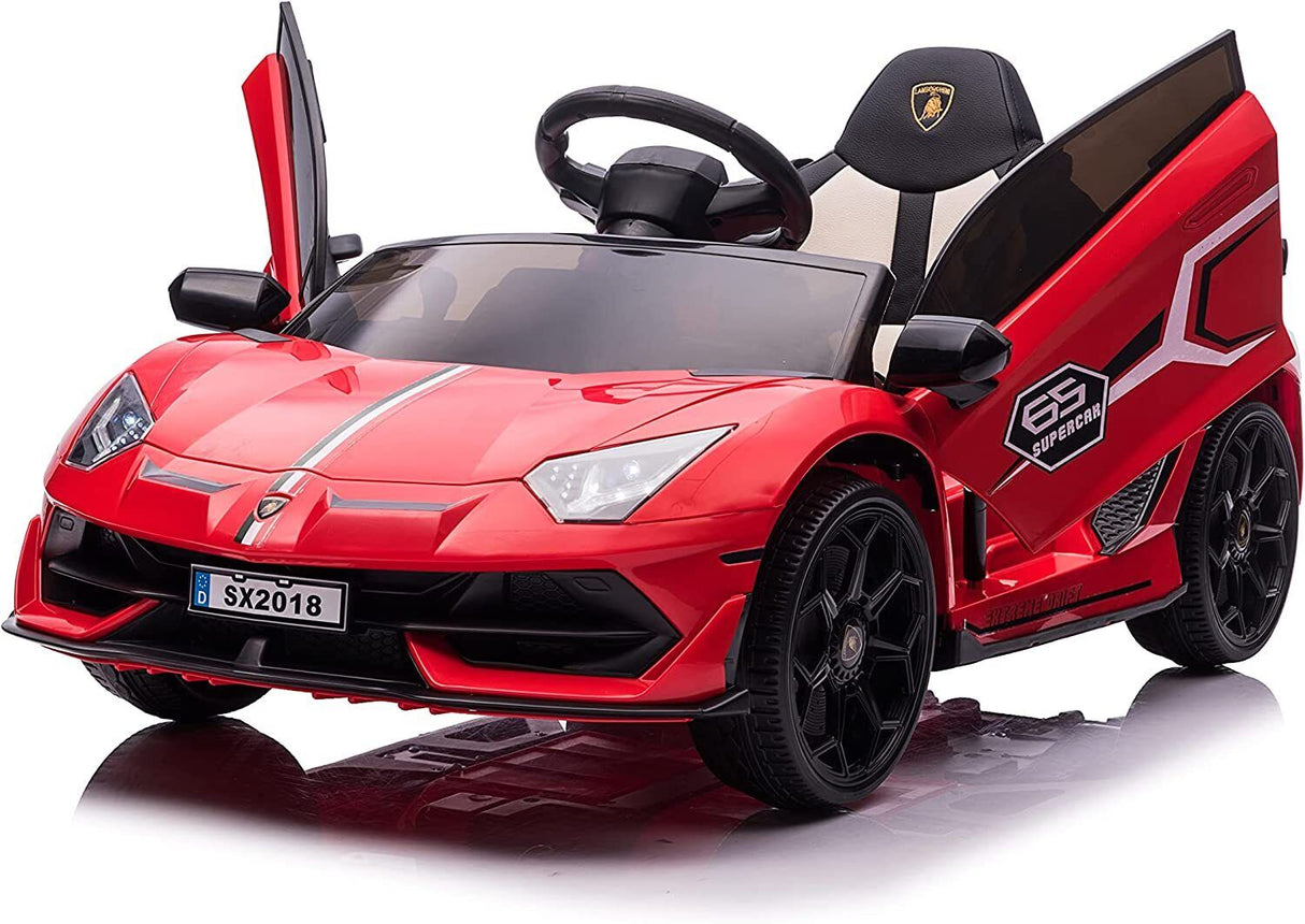 Licensed Lamborghini Electric Ride-On Car for Kids - Perfect Xmas or Bday Gift for Boys and Girls!
