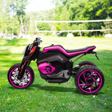 Electric Three-Wheeled Motorcycle for Kids Ages 3-8 with Horn and LED Lights
