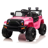 Electric Toy Jeep for Kids with LED Lights, MP3 Player, and Remote Control - Perfect Gift for Young Drivers!