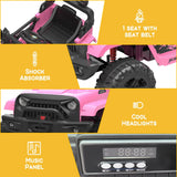 Electric Toy Truck for Kids with Bluetooth and Remote Control - 12V Ride On Car