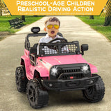 Electric Toy Truck for Kids with Bluetooth and Remote Control - 12V Ride On Car