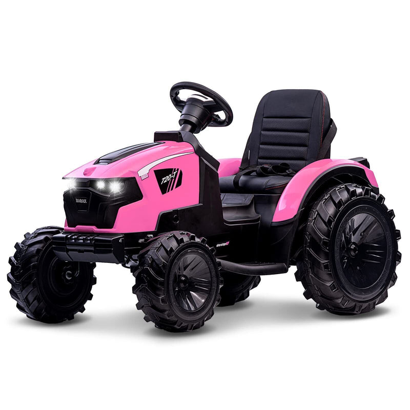 Electric Tractor Ride-On Toy with Remote Control for Kids Ages 3-8