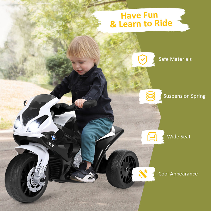Electric Tricycle Motorcycle for Kids with Rechargeable Battery - Ideal for Boys and Girls
