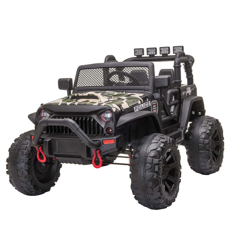 Electric UTV Truck for Kids with Bluetooth Music and Dual Motors