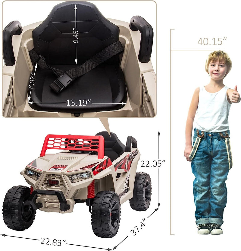 Electric UTV Truck Ride-On Car for Kids - Off-Road Adventure with Forward and Reverse