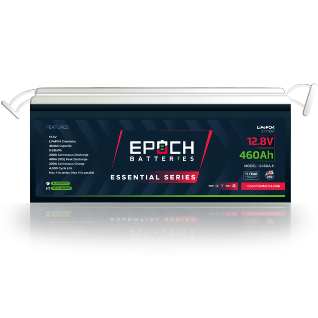 Epoch Batteries 12V 460Ah Essential LiFePO4 Battery