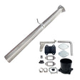 TruckTok 2007-2009 6.7L Ram Cummins 4" DPF Race Pipe & EGR cooler Delete Kit TruckTok