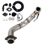TruckTok 2015-2019 Ford 6.7L Powerstroke 4" Turbo Downpipe w/EGR delete kit TruckTok