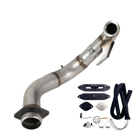 TruckTok 2015-2019 Ford 6.7L Powerstroke 4" Turbo Downpipe w/EGR delete kit TruckTok