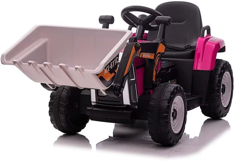 Excavator Ride-On Toy for Kids with Remote Control and 2+1 Gear Shift