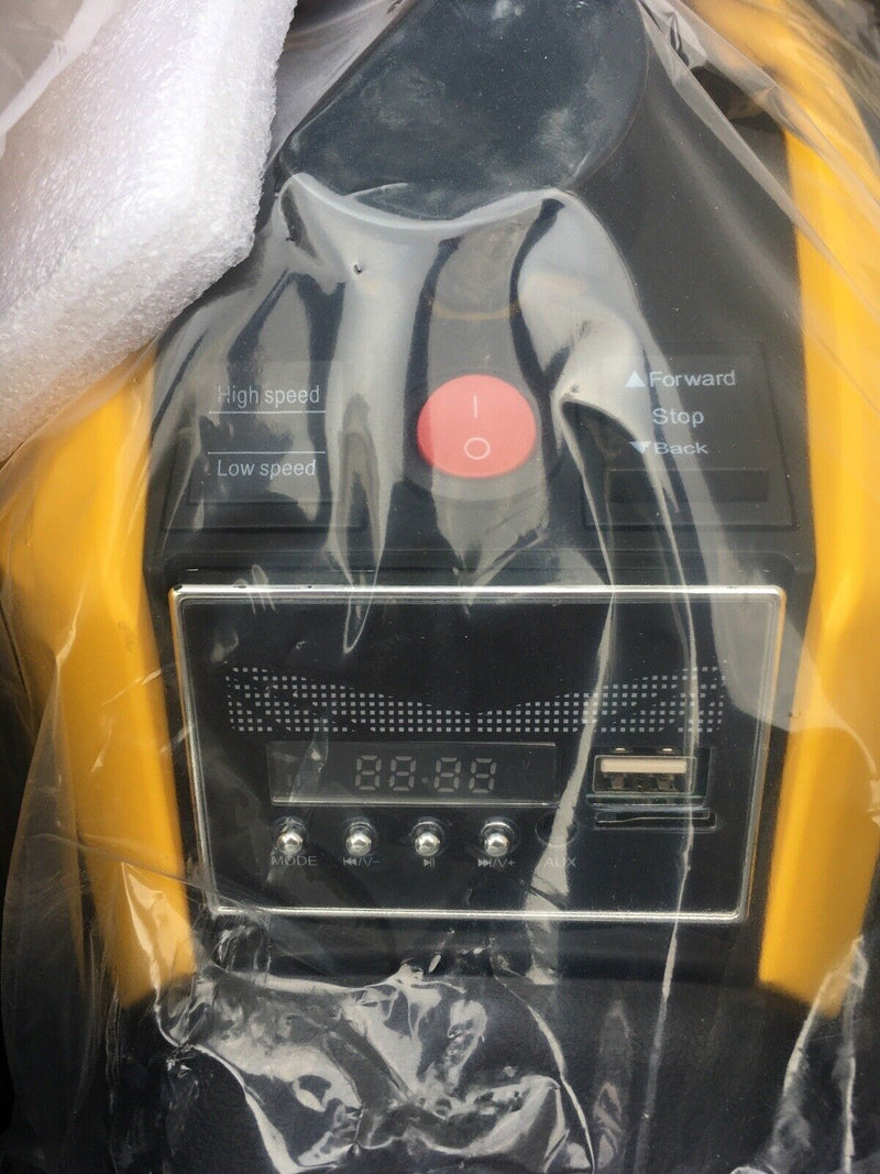 Exciting 12V 4-Wheeler Kids Car with Hot Wheels Music in Yellow and Black - Brand New in Box!