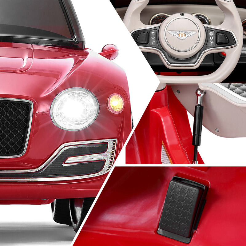 Exp 12 6V Battery Operated Toy Car Ride On with Remote Control - Kids Bentley Style