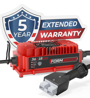 EZGO 36V Golf Cart Charger - Marathon - SB50 Anderson Plug - 36V 18A Lithium, LiFePO4, Lead Acid, AGM FORM Charge