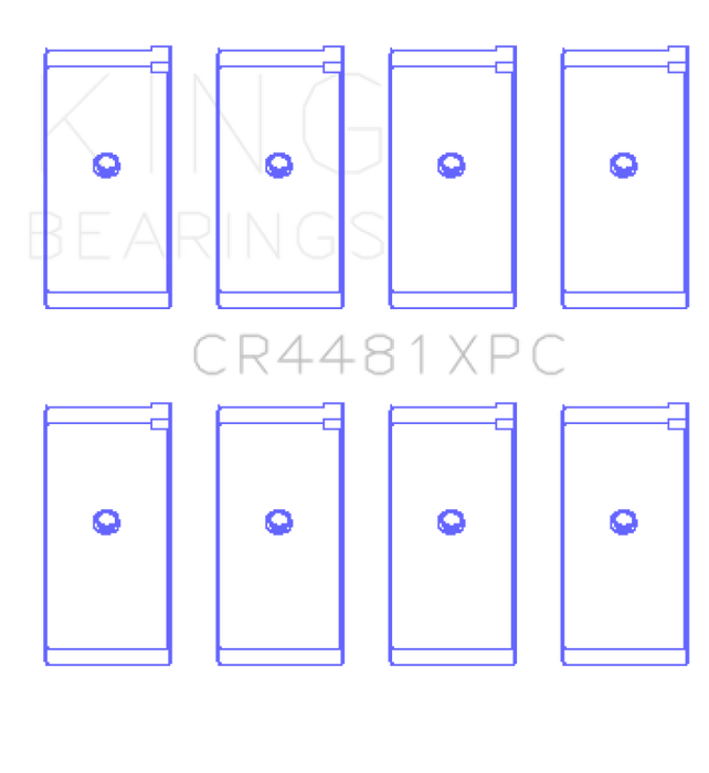 King Engine Bearings Mitsubishi 4G63/4G64/->1992 (Size +.026mm) Connecting Rod Bearing Set