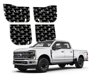 SoundSkins | 2023+ Ford Super Duty 4-Door Sound Deadening Vehicle Specific Kit | SSK-F2504DRV2 | 3 Layers (Acoustic Foam, Foil, Rubber Butyl), 30 sq ft SoundSkins Global