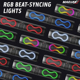 MadJax Decibel 26-Inch Golf Cart Soundbar with Bluetooth, RGB Lights & 500W Audio