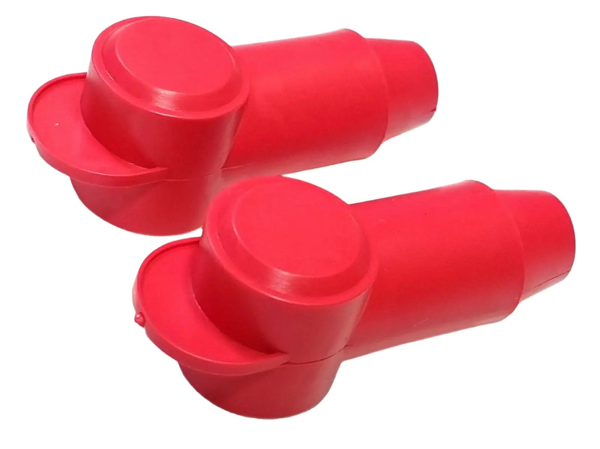 2-pack Red Protective Boots for Battery Master Disconnect Switch 2-2/0 AWG Cable AC/DC WIRE AND SUPPLY