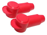 2-pack Red Protective Boots for Battery Master Disconnect Switch 2-2/0 AWG Cable AC/DC WIRE AND SUPPLY