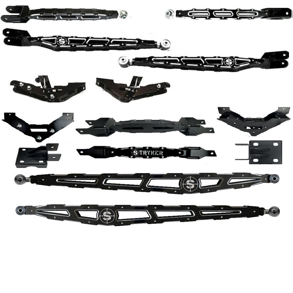 10" to 14" F250 F350 LONG ARM 4-Link Lift Upgrade for 2023 to 2026 Super Duty Stryker Off Road Design