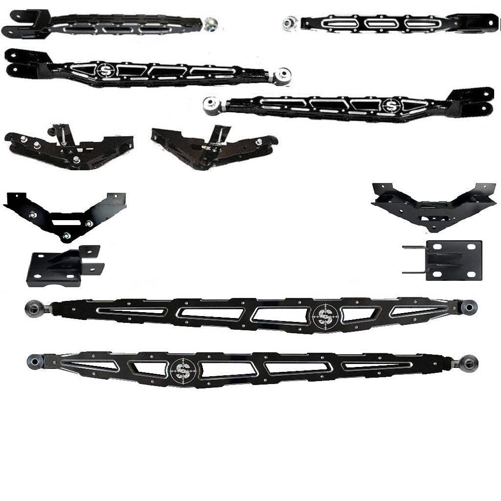 10" to 14" F250 F350 LONG ARM 4-Link Lift Upgrade for 2017-2022 Super Duty Stryker Off Road Design