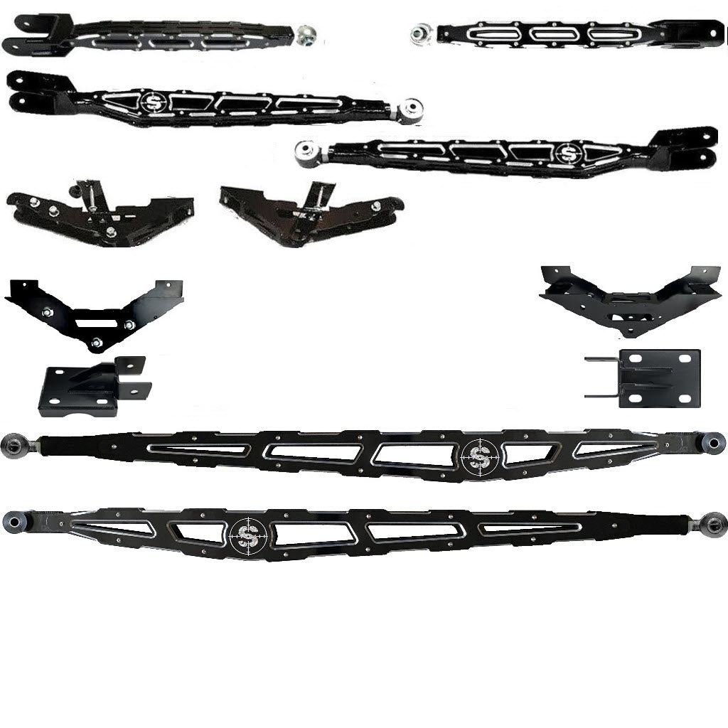 10" to 14" F450 LONG ARM 4-Link Lift Upgrade for 2017-2022 Super Duty Stryker Off Road Design